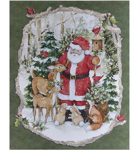 Santas Woodland panel